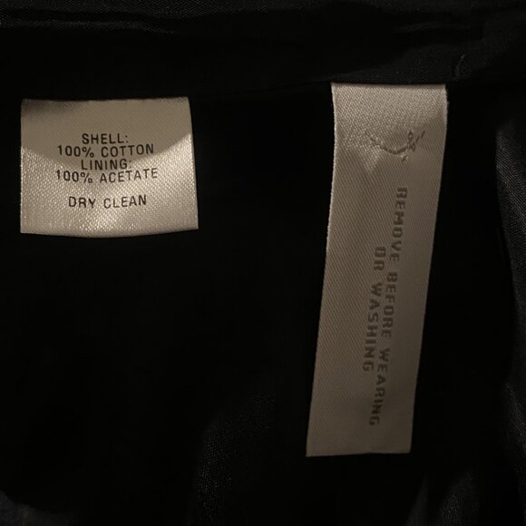 ANN TAYLOR LOFT Trench Style Coat Knee Length Lined Button Down Belted Jacket - Picture 12 of 12